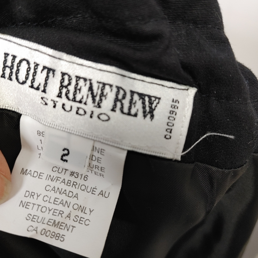 Vintage Holt Renfrew wool maxi skirt size 2 - Picture 10 of 13